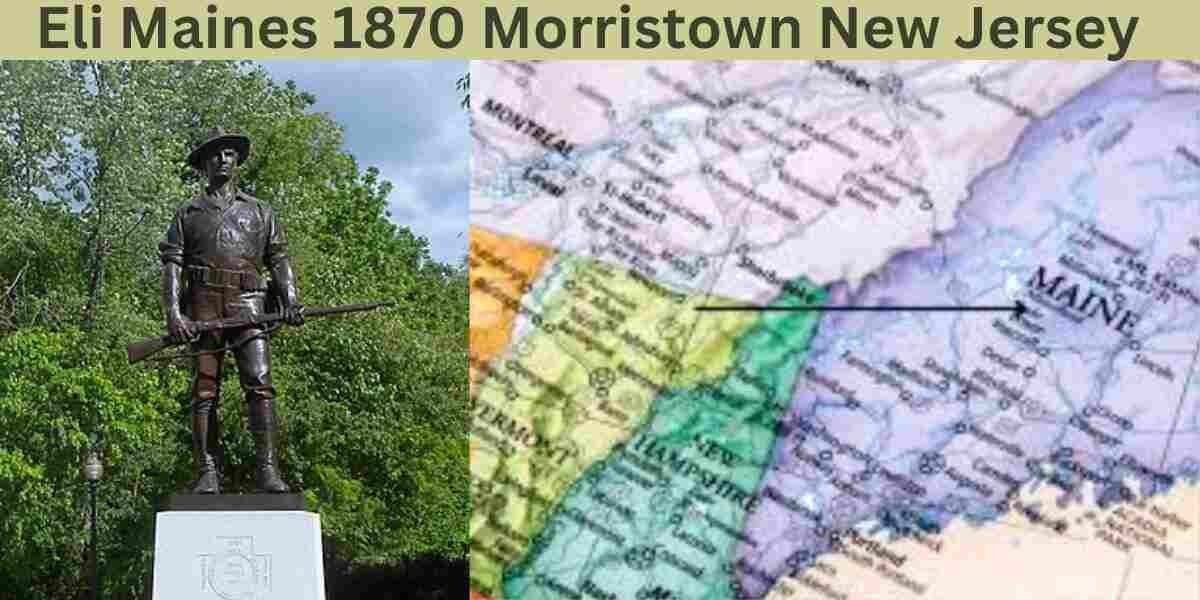 Eli Maines 1870 Morristown New Jersey