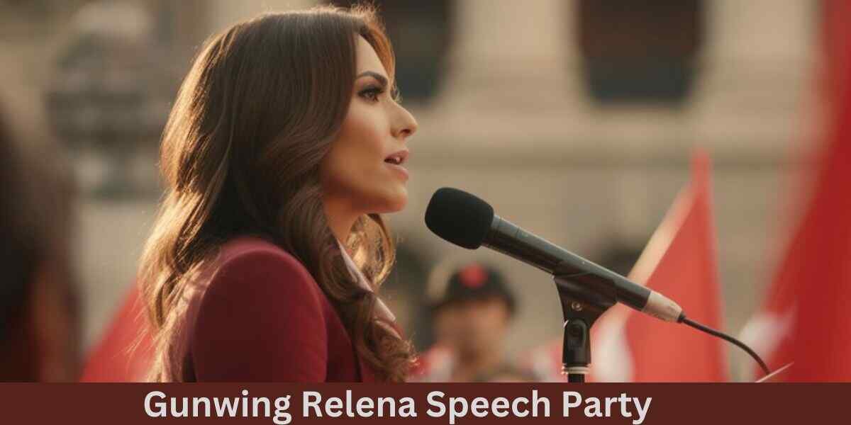 Gunwing Relena Speech Party