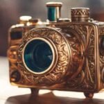 Vintage Glass Pipe Shaped Like Camera for Sale