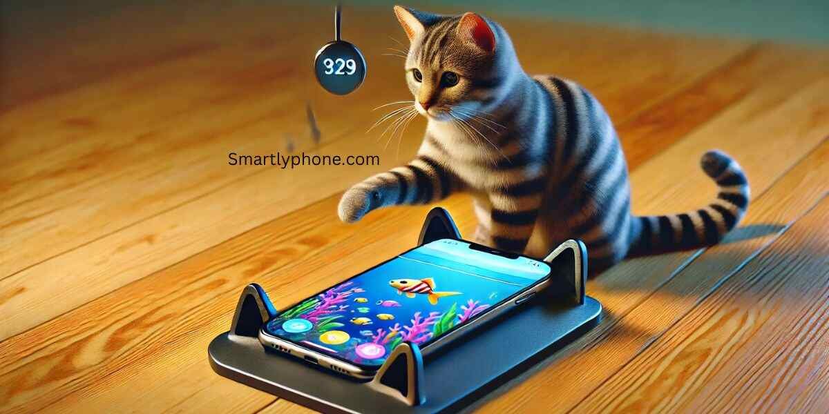 Cat smartphone stand