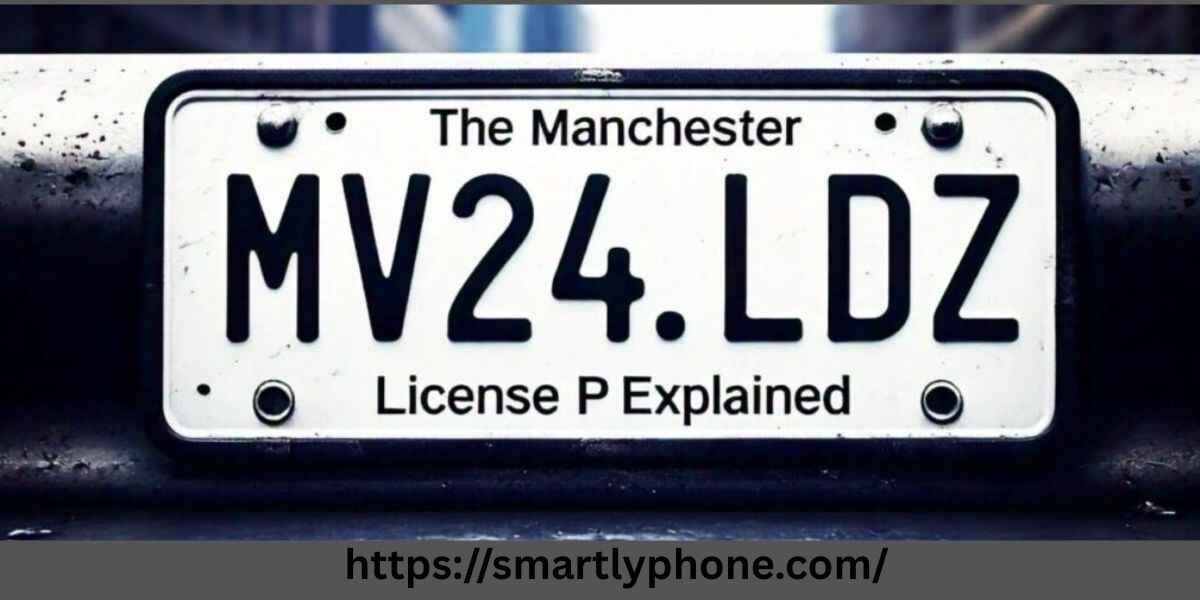 MV24 LDZ Manchester License Plate