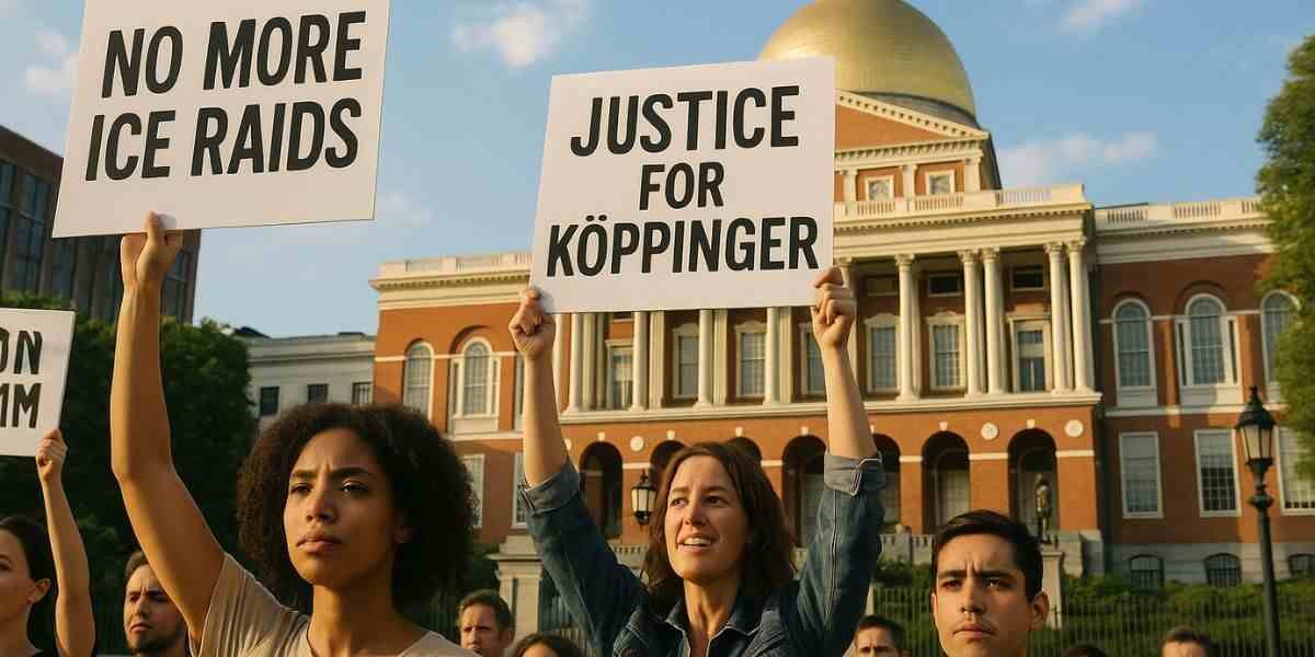 ICE confrontations Massachusetts Koppinger